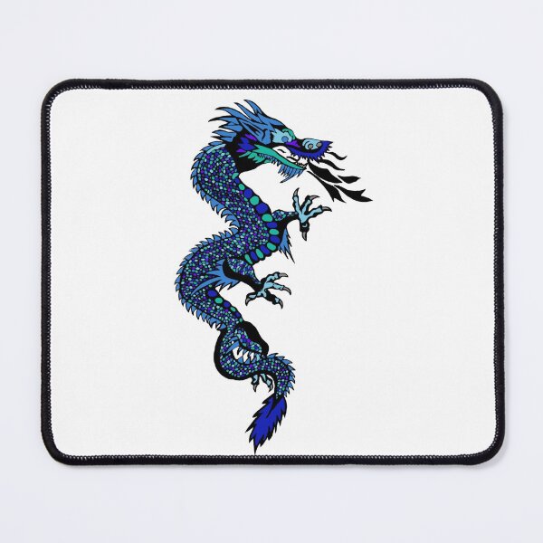 Item preview, Blue Chinese dragon design designed and sold by KaisPrints.