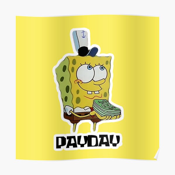 Original Spongebob Doodlebob Poster For Sale By Coolpatterns Redbubble 3246