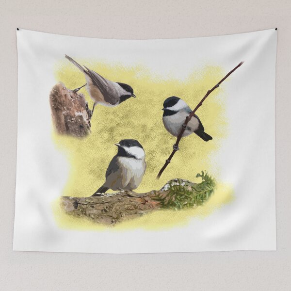Item preview, 3 Chickadees  designed and sold by SubtleSoul.