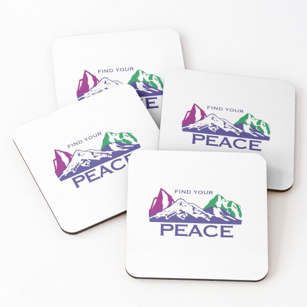 Item preview, Find Your Peace Mountains designed and sold by GrumpyFrog.