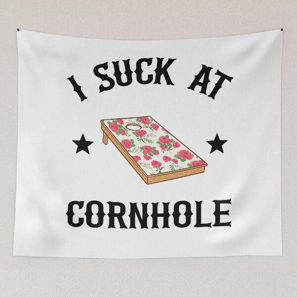 Item preview, I Suck At Cornhole Loser Sarcastic Joke Roses Corn Hole designed and sold by Stronzi.