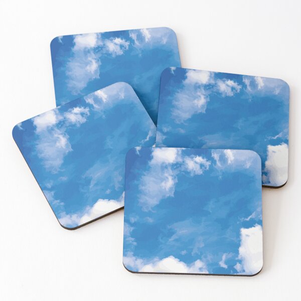 Item preview, Bright blue sky with white clouds designed and sold by HStudioPrints.