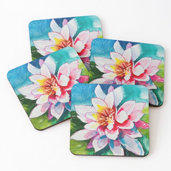 Item preview, Watercolor Waterlily  designed and sold by AngelasArtHouse.