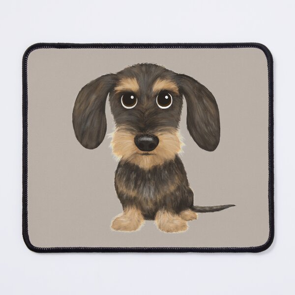 Item preview, Wirehaired Dachshund | Cute Wire Haired Wiener Dog | Wild Boar and Tan Teckel designed and sold by Jenn Inashvili.