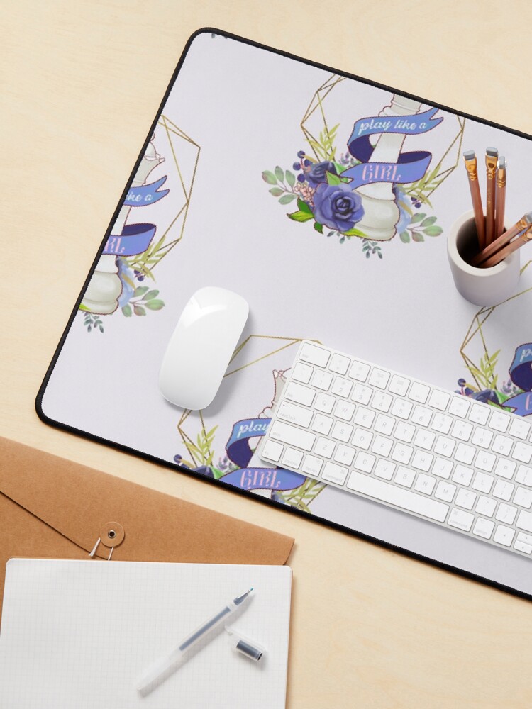 Alternate view of Queen’s Gambit: Play Like a Girl Mouse Pad