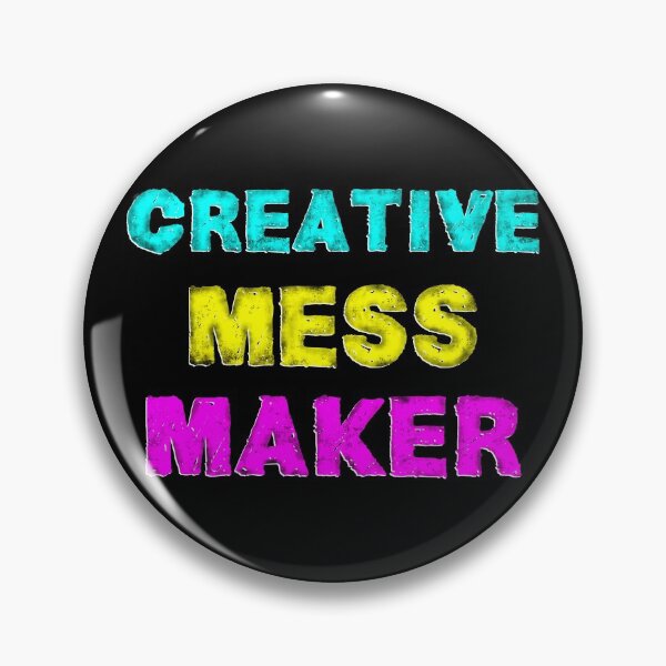 Item preview, Creative Mess Maker - colorful typography inspiration for artists - rainbow artist designed and sold by thephoenixsoul.