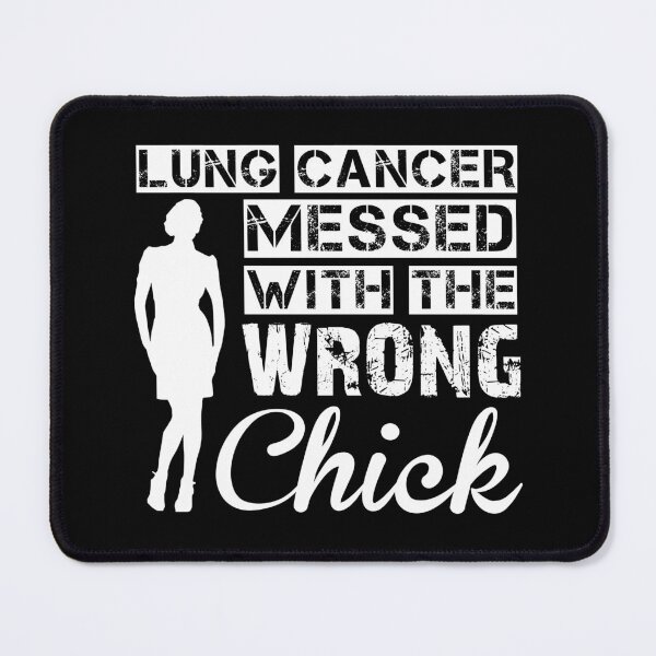 Item preview, Lung Cancer Messed With The Wrong Chick, Lung Cancer Awareness Month, Lung Cancer Survivor, Lung Cancer Warrior, Lung Cancer Gift designed and sold by HighEndLowCost.