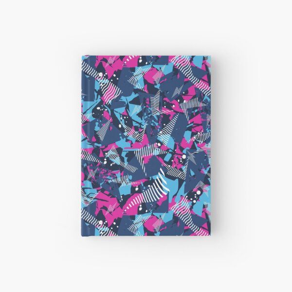 abstract modern camo design Hardcover Journal