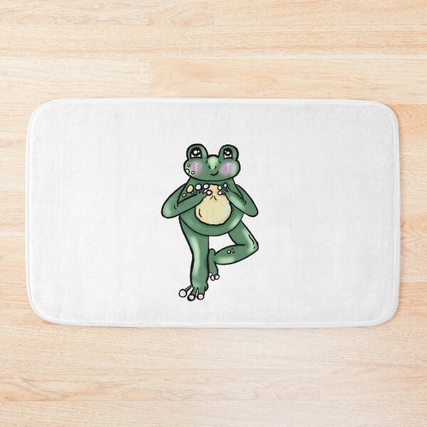 Item preview, Dark Green Yoga Frog Graphic designed and sold by BioLushGraphics.