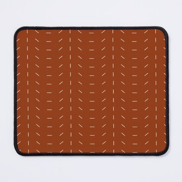 Item preview, Rust mudcloth pattern terracotta designed and sold by RaianasHome.
