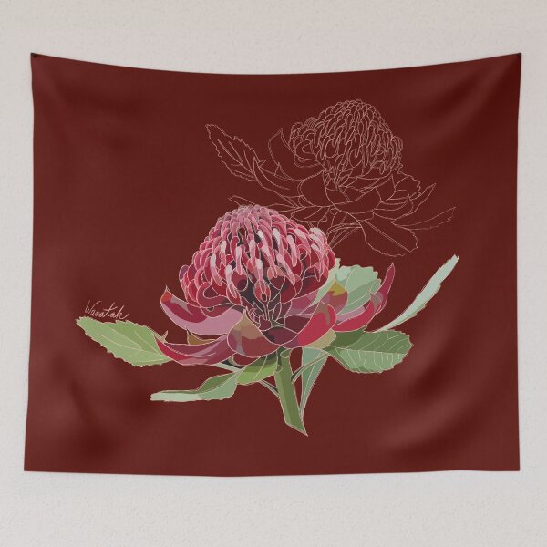 Item preview, Waratah designed and sold by poppybludesign.