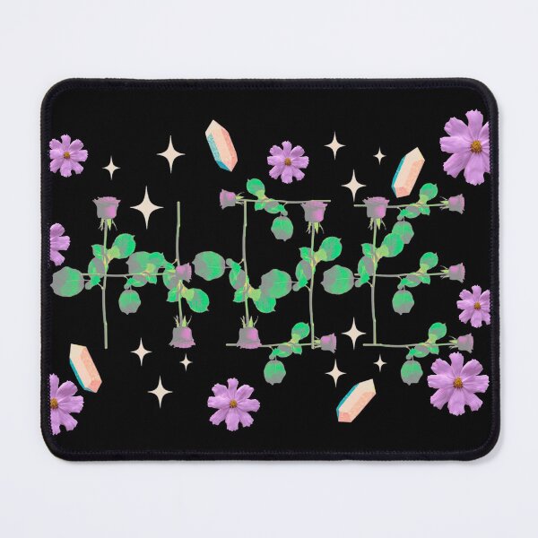 Item preview, Hoe blue roses on stems with gems and purple flowers black bg 2 designed and sold by VantaTheArtist.