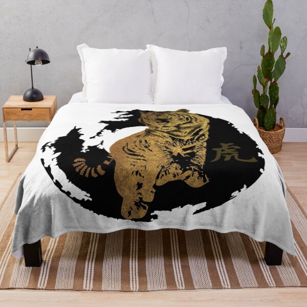 Item preview, Tiger. Gold and Black Art designed and sold by Elenia Design.