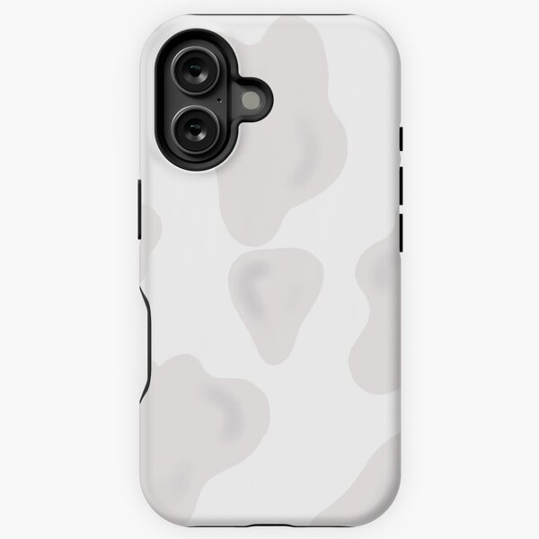 Vista previa del artículo con la obra «Estampado de vaca blanco sobre blanco», diseñado y vendido por BioLushGraphics.