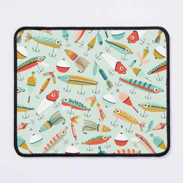Item preview, Fishing Lures Light Blue designed and sold by Allison Romero Design.