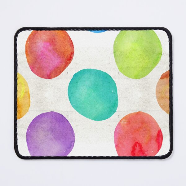 Item preview, Multicolored watercolor circles designed and sold by romanideco.