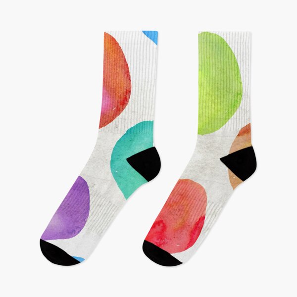 Item preview, Multicolored watercolor circles designed and sold by romanideco.