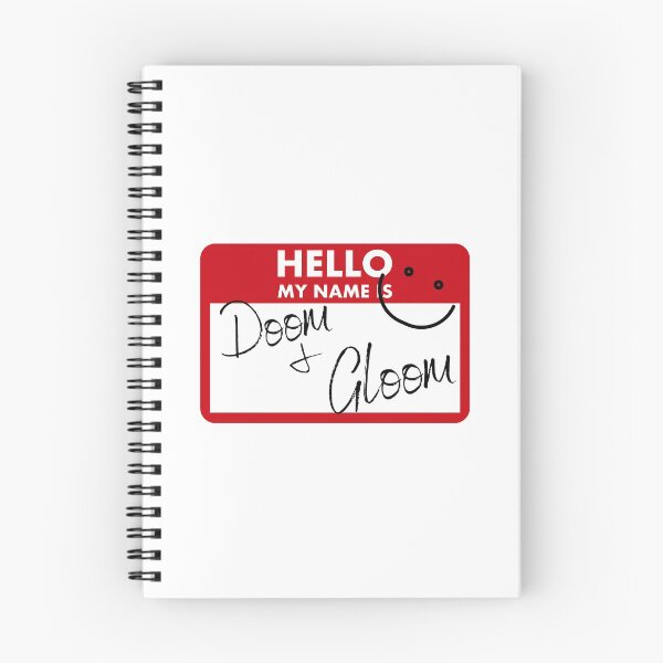 Item preview, Hello My Name is Doom and Gloom designed and sold by TeeBarrage.