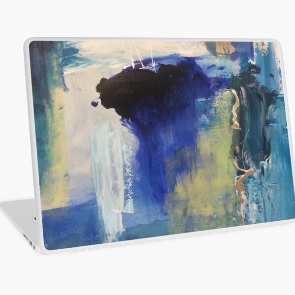Blue Laptop Skin
