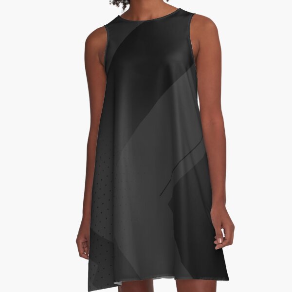 Elegant Black A-Line Dress