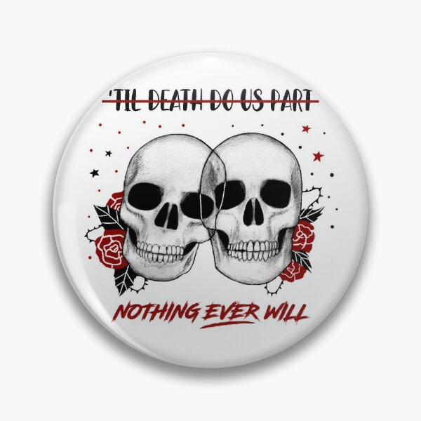 Hell Skull Metal Pin music punk rock 