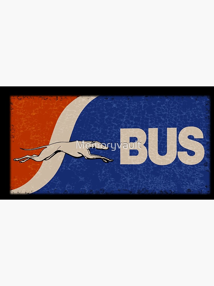 "Vintage Greyhound Bus Tribute" Poster for Sale by Memoryvault Redbubble
