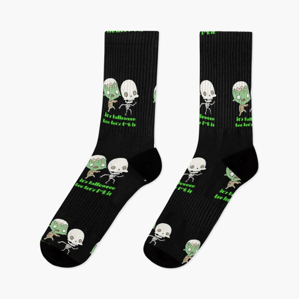 Item preview, Zombie x Skeleton, its halloween bro lets fu*k it, funny halloween party designed and sold by Alan-NY.