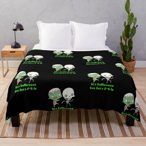 Item preview, Zombie x Skeleton, its halloween bro lets fu*k it, funny halloween party designed and sold by Alan-NY.