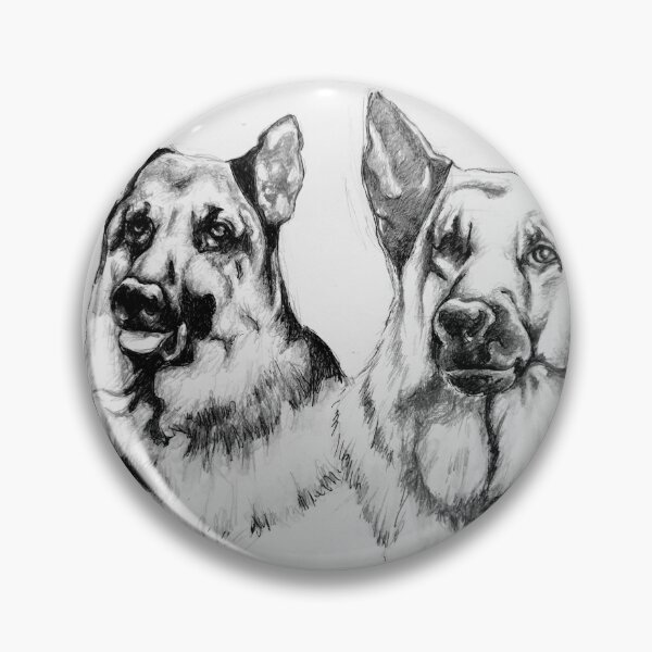 Item preview, 2-Alsations designed and sold by EjsArtArt.