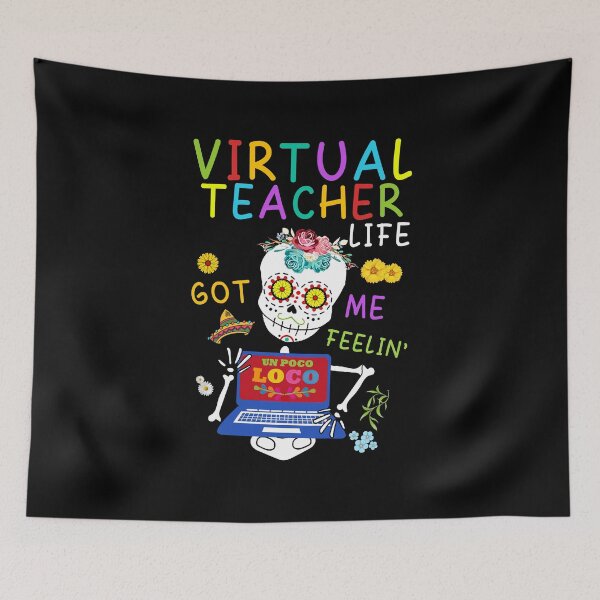 Item preview, Alfred Stores Virtual Teacher Life Got Me Feelin Un Poco Loco Regalo Día de Halloween, Acción de Gracias, Chri designed and sold by KlausHenrich.