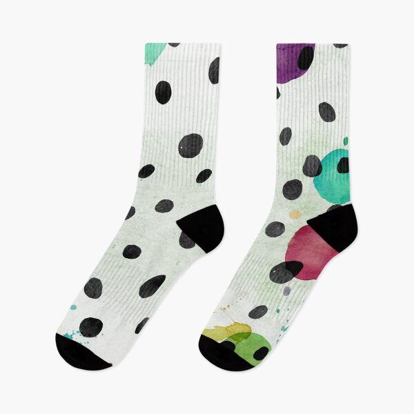 Item preview, Multicolored watercolor circles and stains designed and sold by romanideco.