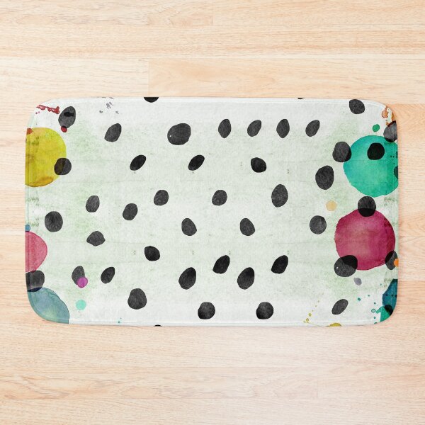 Item preview, Multicolored watercolor circles and stains designed and sold by romanideco.
