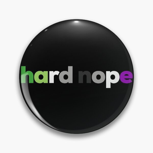 Item preview, hard nope. Aroace Pride designed and sold by Subtle Pride Shop.