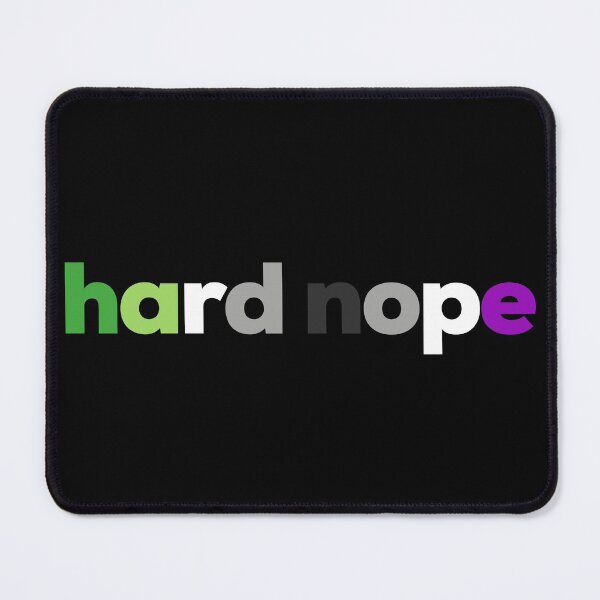 Item preview, hard nope. Aroace Pride designed and sold by Subtle Pride Shop.