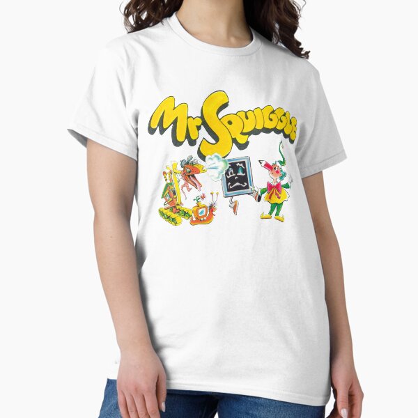 Vista previa del artículo con la obra «¡Señor Squiggle y amigos!», diseñado y vendido por 93CraterCres.