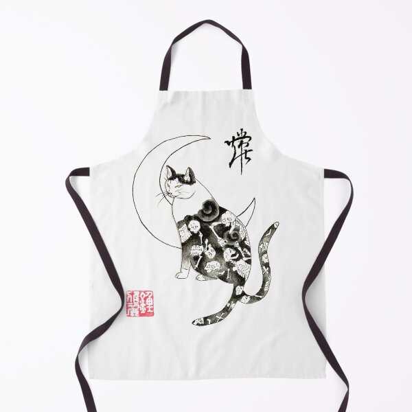 Item preview, Japanese Cat with Skulls, Asian Art designed and sold by Kaleigh Day.
