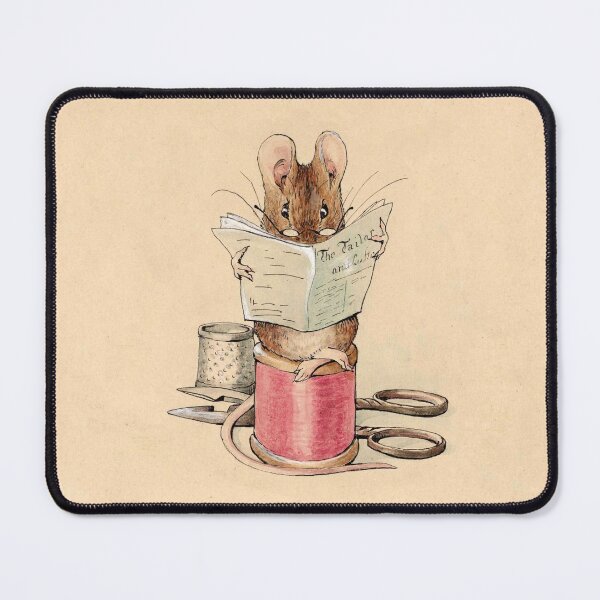 Item preview, Frontispiece. The Tailor Mouse_Beatrix Potter English children's writer and illustrator (1866-1943) designed and sold by HomeGallery.
