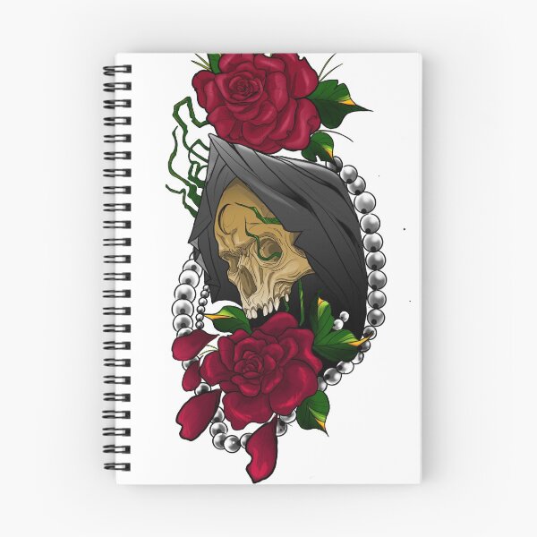 Item preview, Skull and roses designed and sold by TonyArttattoo.