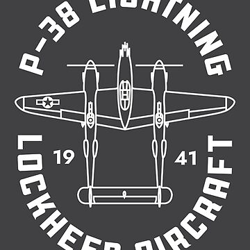 Artwork thumbnail, P-38 Lightning by Aeronautdesign