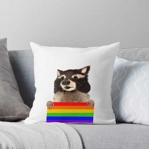 Item preview, gay raccoon  designed and sold by alexschnupp.