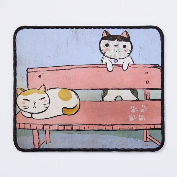 Item preview, Cats on the bench designed and sold by photoslot.