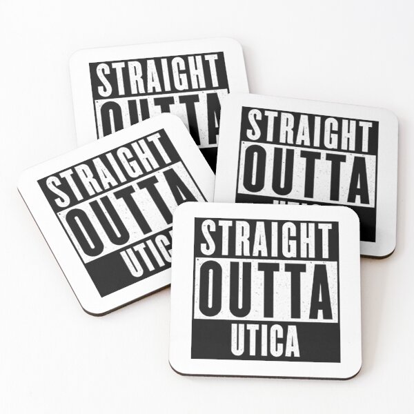Item preview, Straight Outta Utica, Utica New York, home of the chicken riggies and tomato pie. Show your Utica pride. designed and sold by techdave.