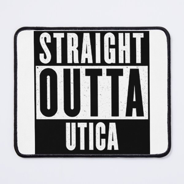 Item preview, Straight Outta Utica, Utica New York, home of the chicken riggies and tomato pie. Show your Utica pride. designed and sold by techdave.