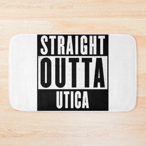 Item preview, Straight Outta Utica, Utica New York, home of the chicken riggies and tomato pie. Show your Utica pride. designed and sold by techdave.