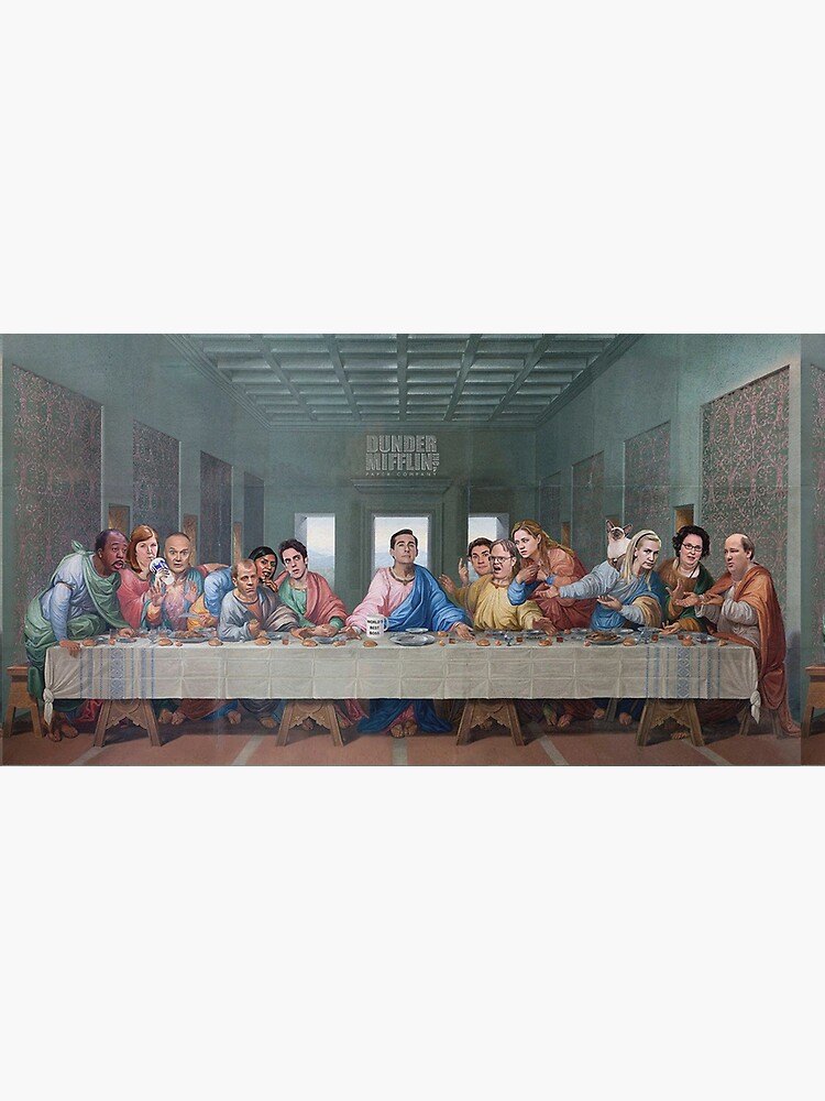 Artwork view, The Last Supper Office Edition designed and sold by Flakey-