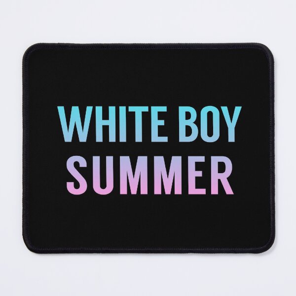 Item preview, White Boy Summer In Blue Pink Gradient designed and sold by tinyteacups.