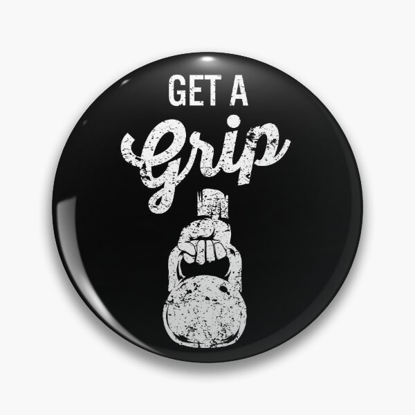 Item preview, Get a Grip - Vintage-Style Hand Gripping Kettlebell   designed and sold by hotsaucefactory.