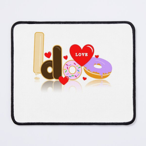 Item preview, I Just Really Love Donuts design, endless pattern designed and sold by bubbley2021.