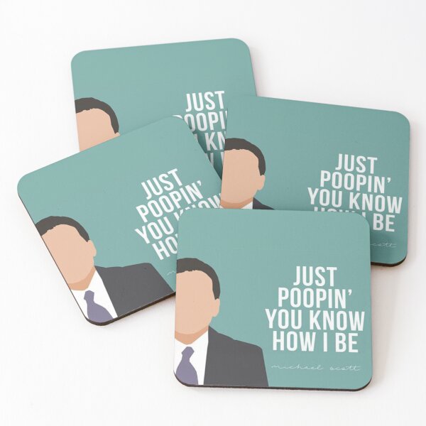 Item preview, Just Poopin' Michael Scott designed and sold by Flakey-.
