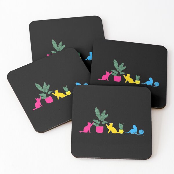 Item preview, Pan Cats and Plants. Pansexual Pride designed and sold by Subtle Pride Shop.